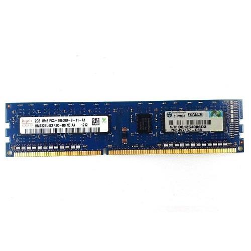 رم دسکتاپ DDR3 تک کاناله 1333 مگاهرتز CL9 هاینیکس مدل 10600 ظرفیت 2 گیگابایت - استوک