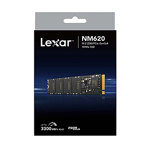 اس اس دی اینترنال Lexar مدل NM620 M.2 2280 ظرفیت 512 گیگابایت