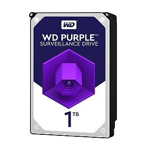 هارددیسک اینترنال وسترن دیجیتال مدل Purple WD10PURZ ظرفیت 1 ترابایت