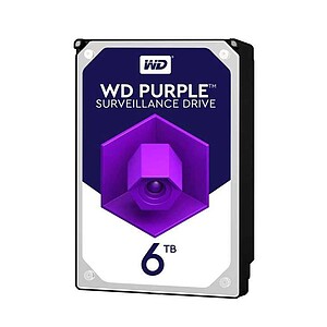 هارددیسک اینترنال وسترن دیجیتال مدل Purple WD60PURZ ظرفیت 6 ترابایت