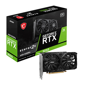 کارت گرافیک ام اس آی مدل GeForce RTX 3050 VENTUS 2X 6G OC