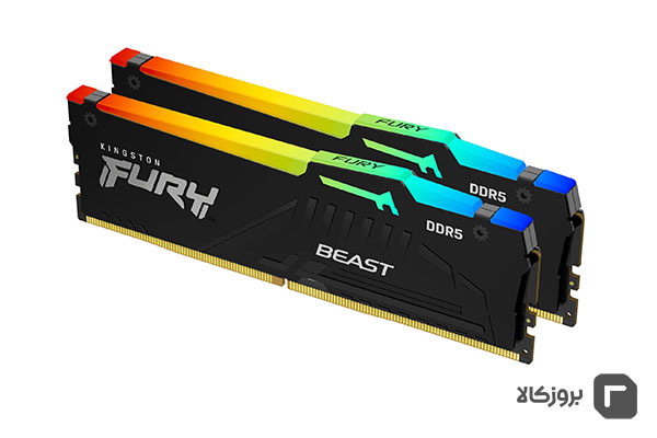 رم کینگستون FURY 16GB 5200Mhz CL40 DDR5