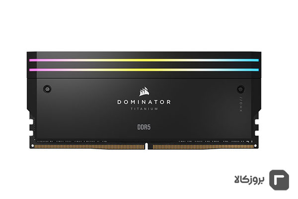 رم دسکتاپ کورسیر مدل DOMINATOR TITANIUM 6600 RGB BLACK CL32