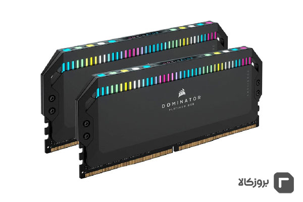 رم کورسیر PLATINUM RGB 64GB 32GBx2 5200MHz CL40 DDR5