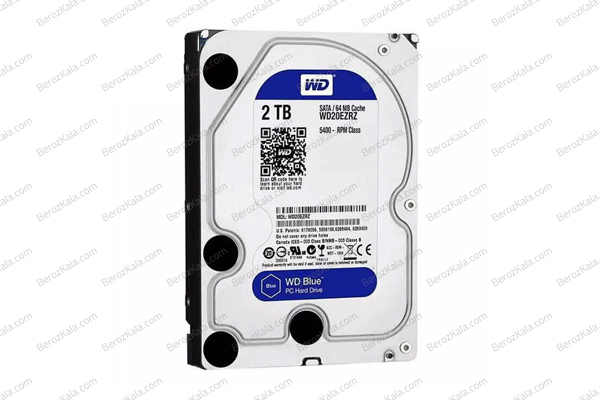 هارددیسک اینترنال وسترن دیجیتال 2TB Blue WD