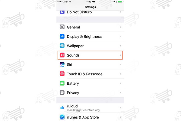 راهنمای بخش Sounds گوشی آیفون