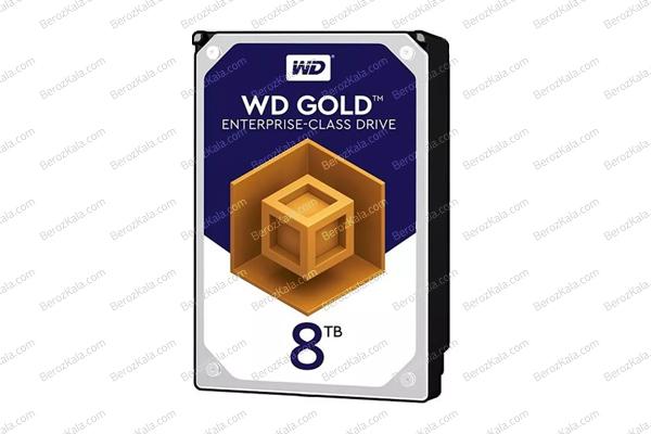 هارددیسک اینترنال وسترن دیجیتال مدل Gold WD8002FRYZ ظرفیت 8 ترابایت