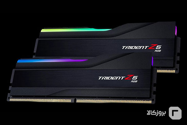 رم دسکتاپ DDR5 دو کاناله 6000 مگاهرتز جی اسکیل مدل Trident Z RGB ظرفیت 64 گیگابایت CL30