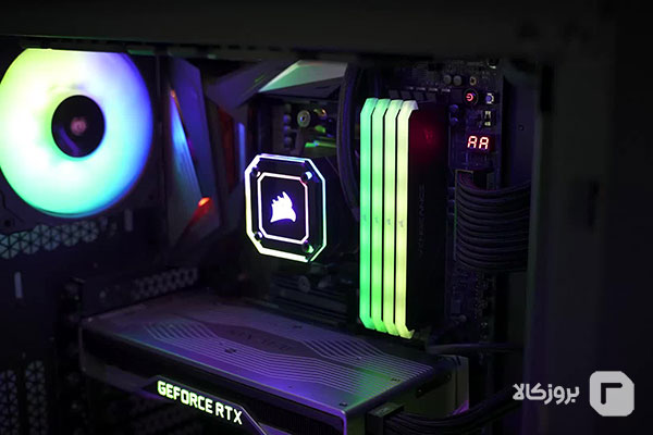 رم دسکتاپ DDR4 کورسیر 3600MHz مدل CORSAIR VENGEANCE RGB RS ظرفیت 16 گیگابایت