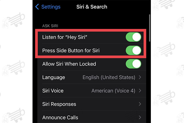 اموزش بخش Siri در گوشی آیفون