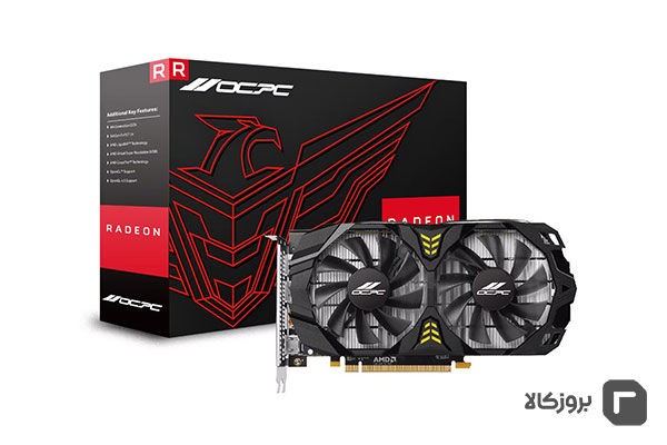 کارت گرافیک او سی پی سی مدل RX 580 GDDR5 ظرفیت 8 گیگابایت
