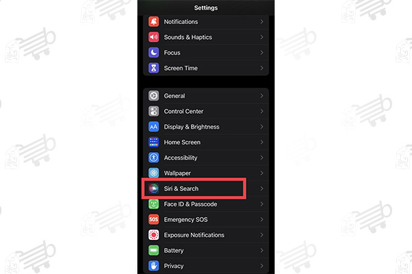 تنظیمات بخش Siri در آیفون