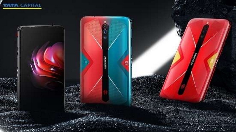 گوشی قرمز رنگ Samsung Galaxy A20s