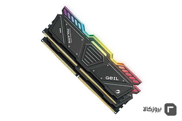 رم گیل دسکتاپ DDR5 دو کاناله 5200 مگاهرتز CL34 مدل POLARIS RGB ظرفیت 32 گیگابایت