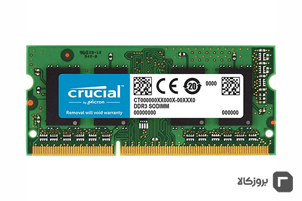 رم کامپیوتر کروشیال مدل DDR3 1600MHz ظرفیت 8 گیگابایت