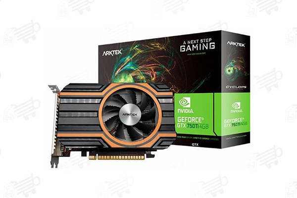 کارت گرافیک آرک تک مدل GTX750Ti حافظه 4 گیگابایت