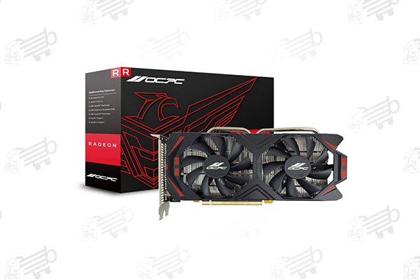 کارت گرافیک او سی پی سی مدل RX 580 GDDR5 ظرفیت 8 گیگابایت