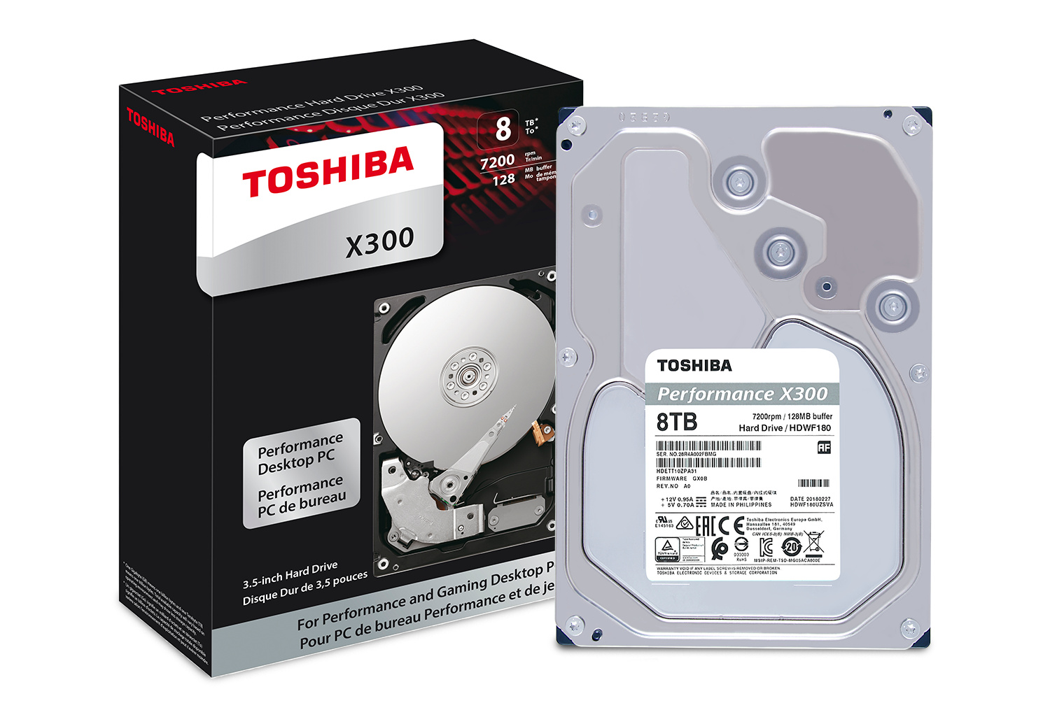 بهترین هارد دیسک برای استفاده روزمره: Seagate BarraCuda  Toshiba X300