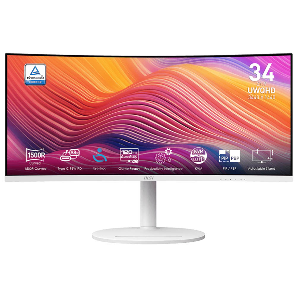 مانیتور ام اس آی مدل Modern MD342CQPW سایز 34 اینچ