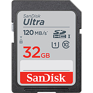 کارت حافظه سندیسک مدل SanDisk 32GB Ultra SDHC UHS-I 120MB/s