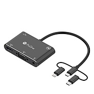 مبدل microUSB/ لایتنینگ/ USB-C به HDMI/VGA/AV پرووان مدل PHU560