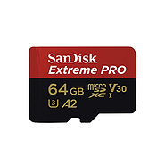 کارت حافظه سندیسک مدل Sandisk Extreme pro microSDXC UHS-I 64GB 170MB