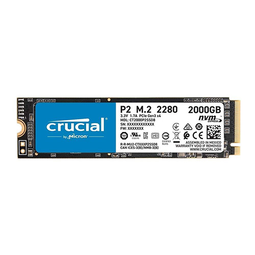 اس اس دی کروشیال P2 PCIe M.2 2280 NVMe 2TB