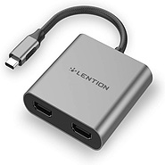 مبدل2پورت LENTION USB-C سری CLOUD مدل C53Elite