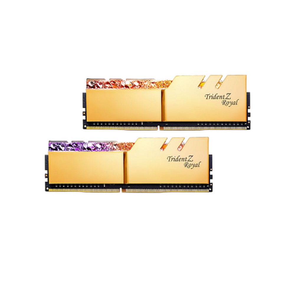 رم دسکتاپ 3200 مگاهرتز CL16 جی اسکیل مدل Trident Z Royal Gold ظرفیت 32 گیگابایت