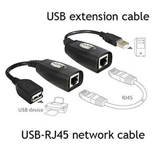 افزایش طول USB با کابل شبکه تا 50 متر