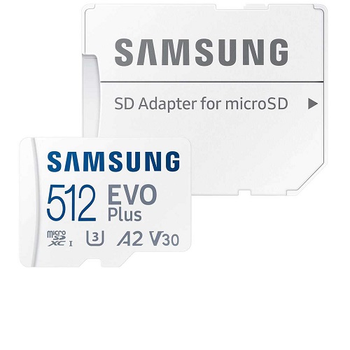 کارت حافظه MicroSDXC سامسونگ مدل Samsung EVO Plus UHS-I U3 V30 A2 ظرفیت 512 گیگابایت