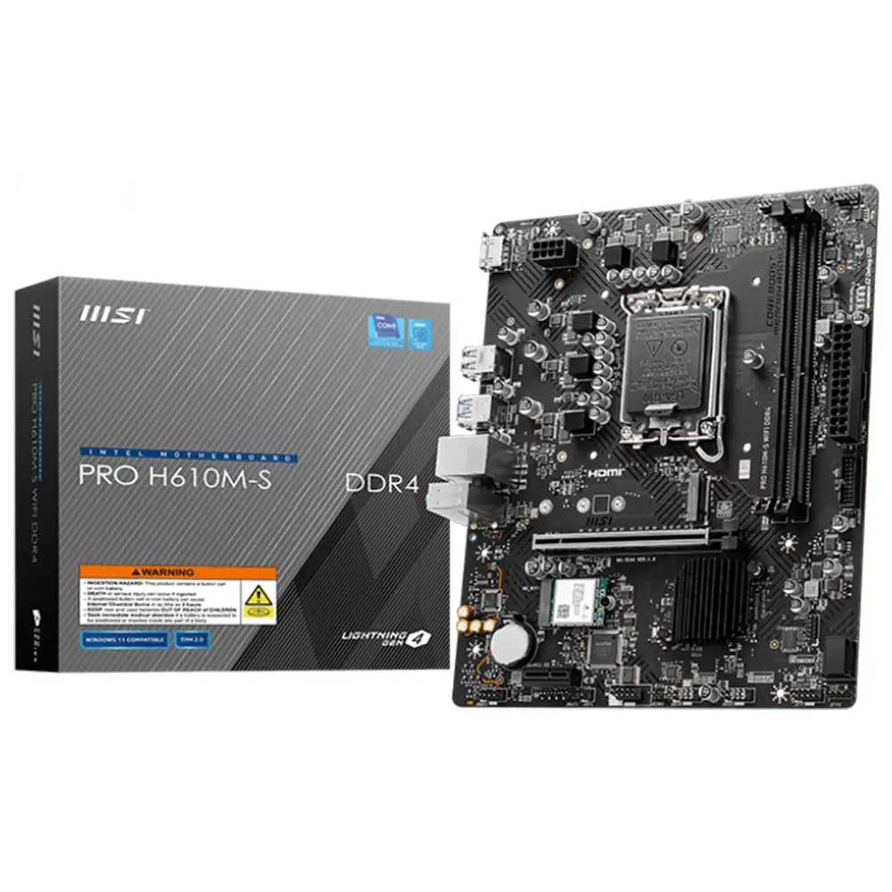 مادربرد ام اس آی مدل PRO H610M-S DDR4
