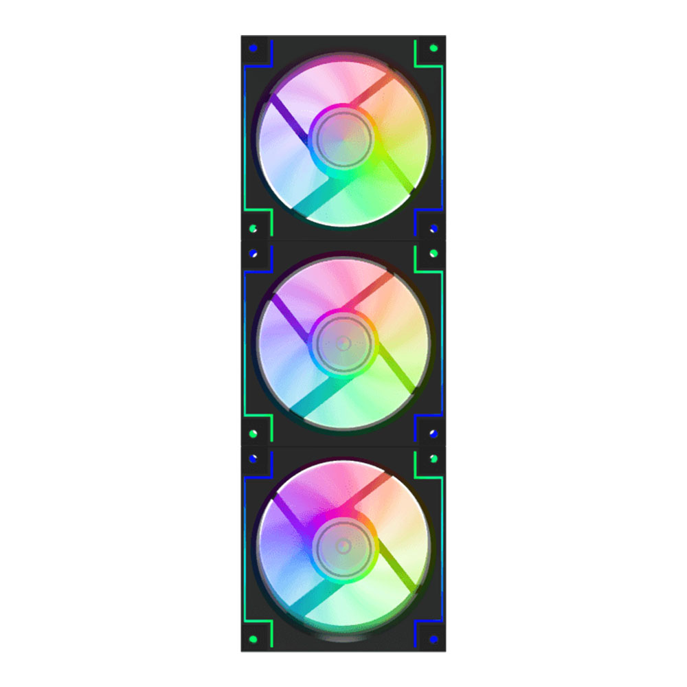 فن کیس گیمینگ گیم مکس مدل RD300 BK بسته 3 عددی