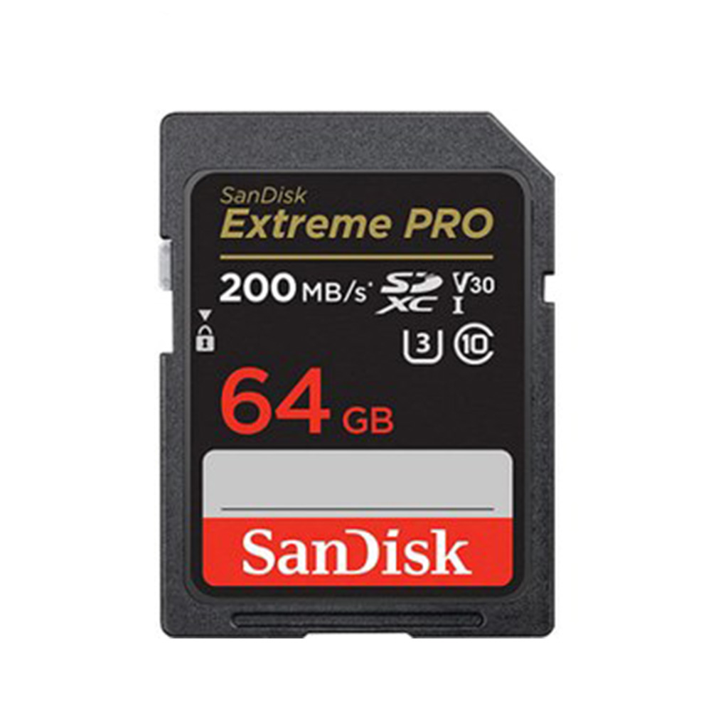مشخصات کارت حافظه سندیسک مدل SanDisk 64GB Extreme Pro 200MB/s SDXC UHS-I 