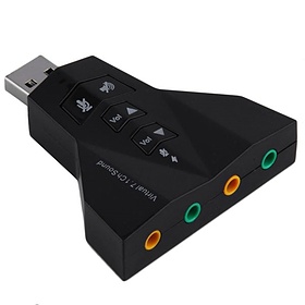 کارت صدا USB مدل موشکی Virtual7.1