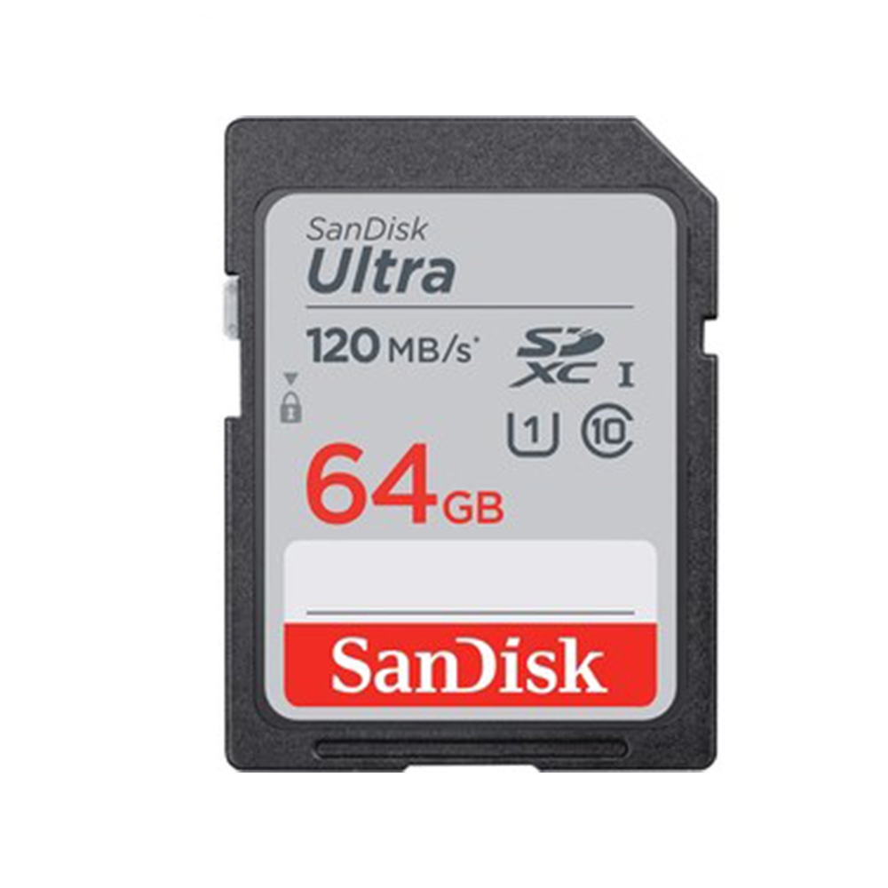 کارت حافظه سندیسک مدل Sandisk Ultra SDXC UHS-I 64GB 120MB