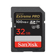 کارت حافظه سندیسک مدل SanDisk 32GB Extreme Pro 100MB/s SDHC UHS-I 