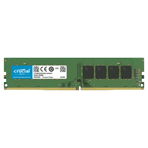 رم دسکتاپ DDR4 تک کاناله 3200 مگاهرتز CL22 کروشیال مدل PC4-25600 ظرفیت 32 گیگابایت