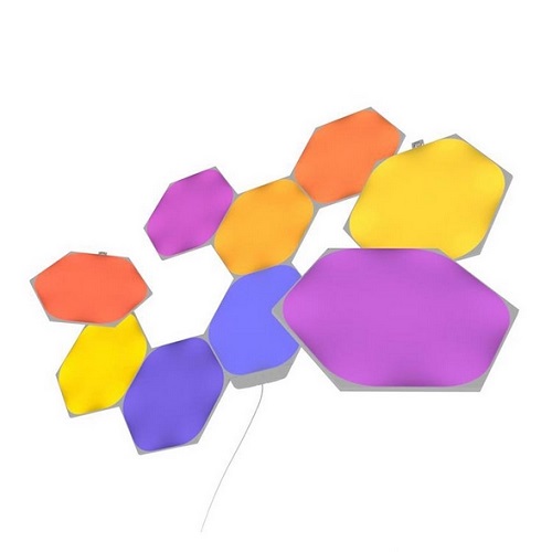 پنل هوشمند روشنایی 9 تکه نانولیف Hexagon Smarter Kit