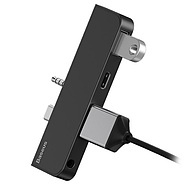 هاب 4 پورت بیسوس Baseus MultiFunctional HUB Adapter CAHUB-FG01 مناسب برای Surface Go