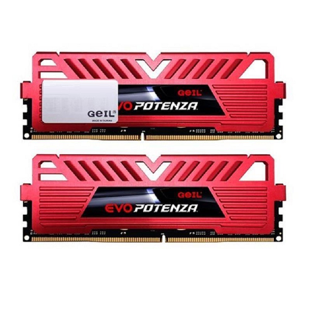 رم دسکتاپ DDR4 دو کاناله ۳۲۰۰ مگاهرتز CL18 گیل مدل EVO POTENZA ظرفیت 64 گیگابایت