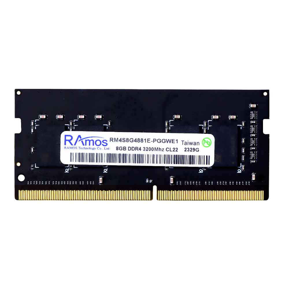 رم لپ تاپ راموس مدل DDR4 3200MHz RM4S8G ظرفیت 8 گیگابایت