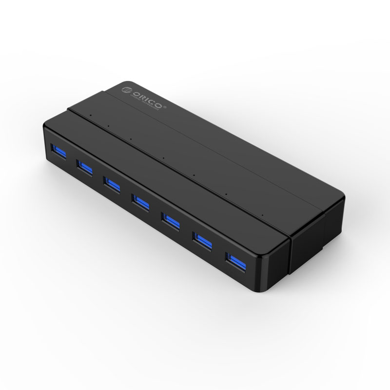 هاب ۷ پورت USB3.0 با آداپتور ORICO H7928-U3-V1
