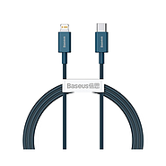 کابل ۱ متری Type-C به Lightning بیسوس مدل Baseus Superior Series PD 20W CATLYS-A03 رنگ آبی