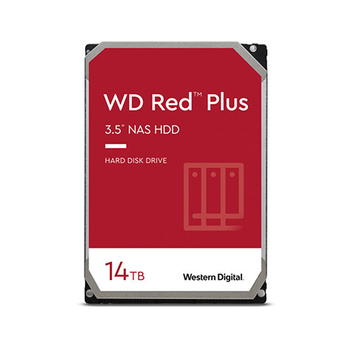 هارددیسک اینترنال وسترن دیجیتال مدل WD RED Plus ظرفیت 14 ترابایت