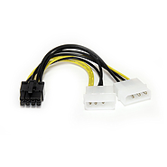 کابل تبدیل برق مولکس به 8 پین گرافیک (Ide Molex To vga 8-Pin)