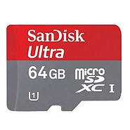 کارت حافظه microSDXC سن دیسک مدل Ultra A1 کلاس 10 استاندارد UHS-I سرعت 120MBps ظرفیت 64 گیگابایت