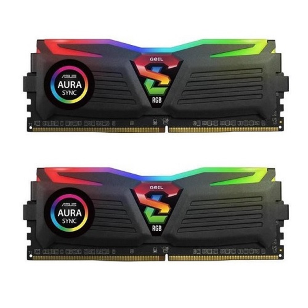 رم دسکتاپ DDR4 دو کاناله ۳۲۰۰ مگاهرتز CL18 گیل مدل Super Luce RGB ظرفیت 32 گیگابایت