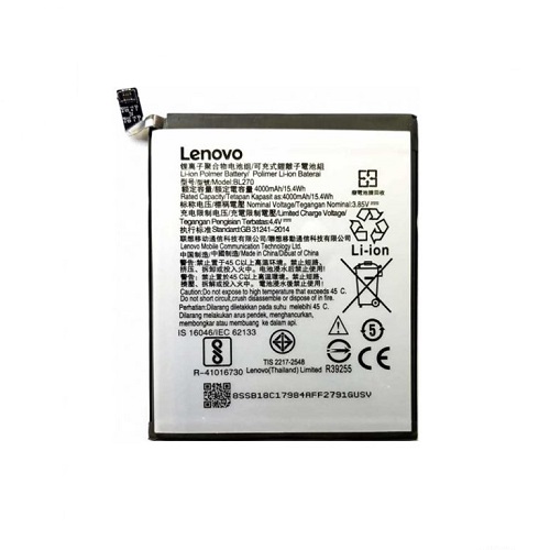 باتری اصلی گوشی لنوو مدل Lenovo K6 Note  BL270