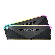 رم کورسیر VENGEANCE RGB RT Black 32GB 16GB×2 4600MHz CL18